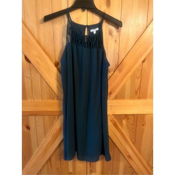 Maurices Spaghetti Strap Dress Women's Size Small dark green (3149) - Picture 1 of 5